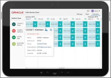 Miniatura Oracle Field Service